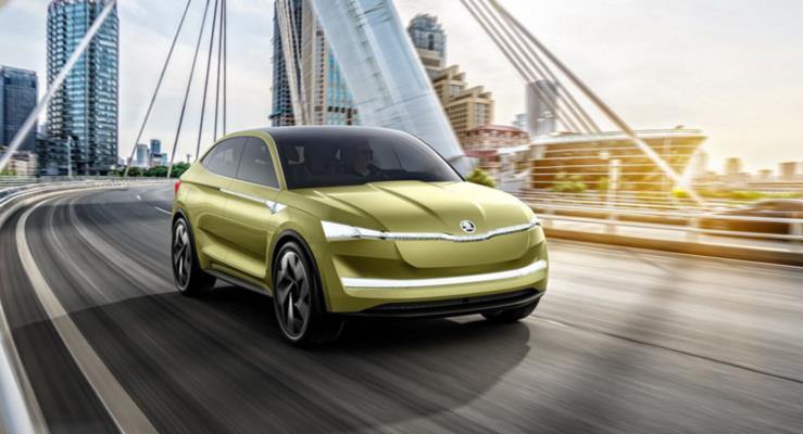 Elektrikli Skoda SUV Coupe 2020de kacak