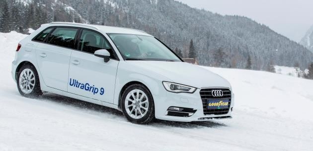 Goodyearn k lastii UltraGrip 9'un baarlar