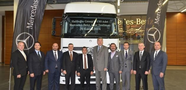 Halilolu Group filosunu 150 adet Mercedes-Benz Axor ile glendirdi