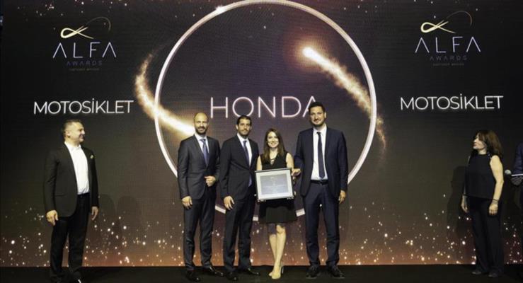 Honda Motosiklet Trkiye'ye A.L.F.A Awards'dan dl