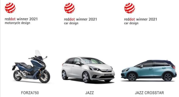 Honda, Red Dot Tasarm dlleri 2021de 3 dl ald