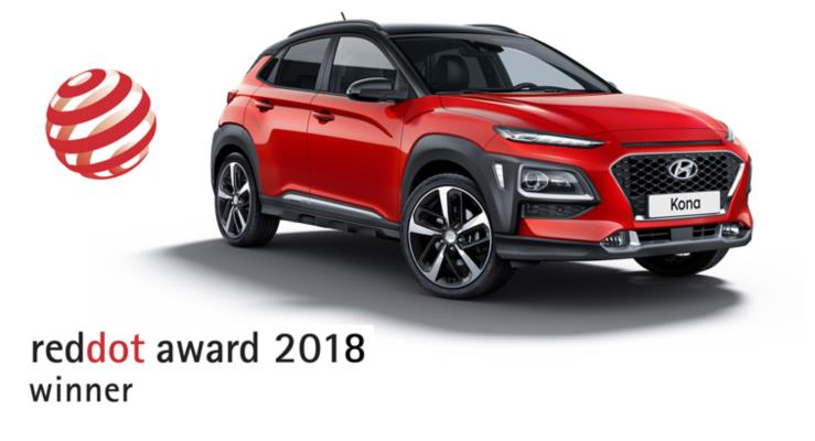 Hyundai KONA, 2018 Red Dot Tasarm dln Ald