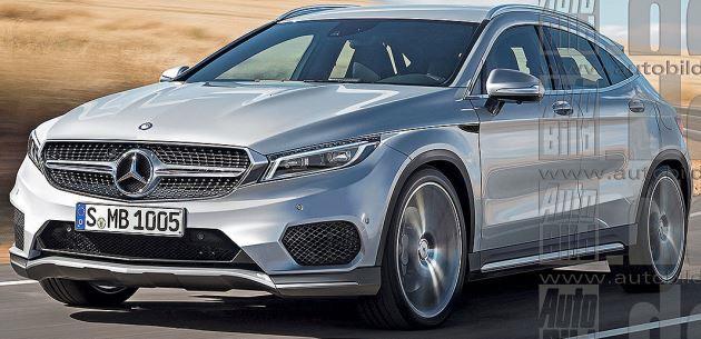 Mercedes 2017 GLA Coupe ve Pikap Modellerini Duyurdu 