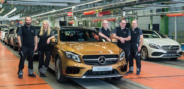 Mercedes-Benz Rastatt fabrikas yeni GLAnn retimine balad