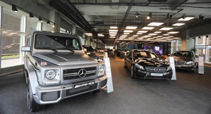 Mercedes-Benz'in Levent showroomu ald
