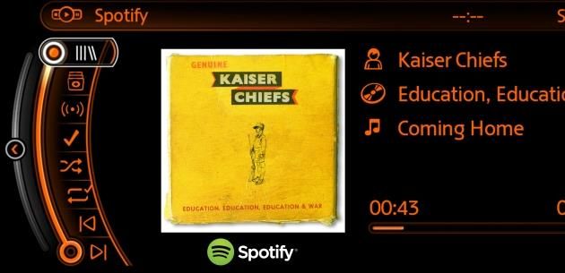 Mini'de Spotify seenei