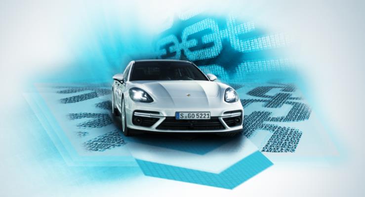 Porsche blockchain teknolojisini otomobile tad