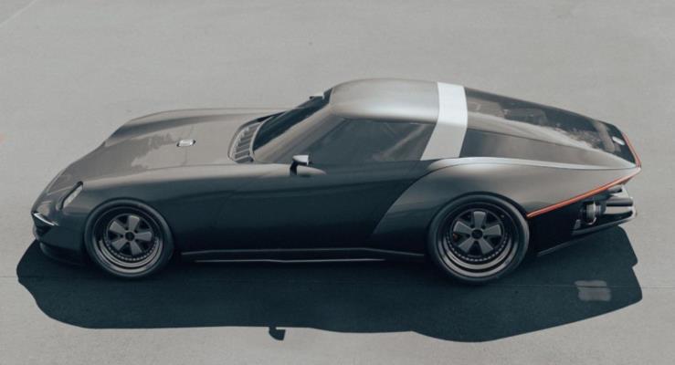 Porsche Concept Zero Two: Klasik 911 ve C3 Corvette'i Birletiren Bir Restomod