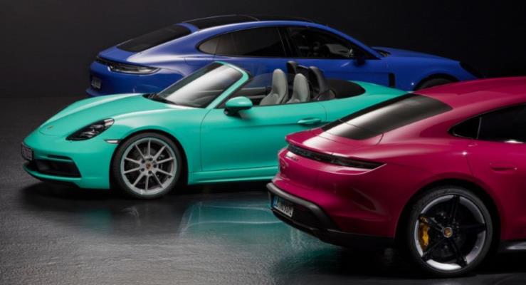 Porsche'nin Otomobillerinin Yeni D Renklerini Onaylamas  ila Drt Yl Alyor