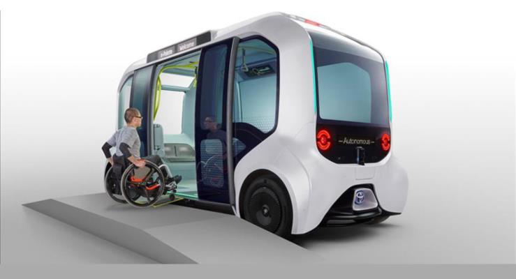 Tokyo 2020'de sporcular Toyota e-Palette ile tanacak