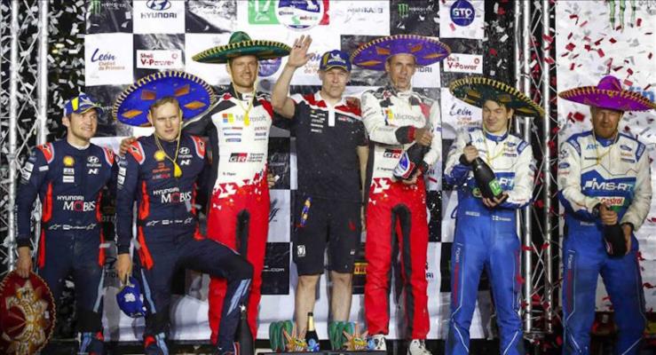 Toyota Gazoo Racing, Meksika Rallisinde birinci oldu
