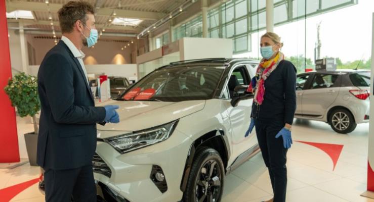 Toyota'nn Tm Plazalarnda En st Dzeyde Hijyen ile Mteriler Arlanyor