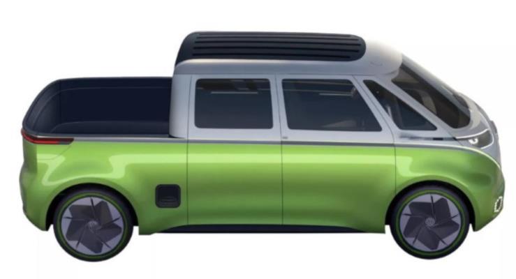 Volkswagen ID. Buzz Pickup Kamyonet Tasarımını Patentledi