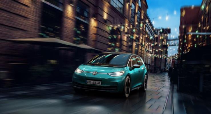 Volkswagen'in Elektrikli Otomobili ID.3 kla iletiim kuruyor 