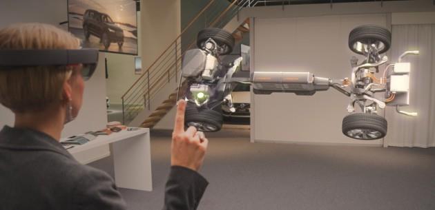 Volvo ve Microsoft'tan ��birli�i; HoloLens