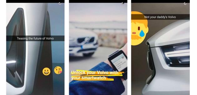 Volvo XC40 iin Snapchatten pucu