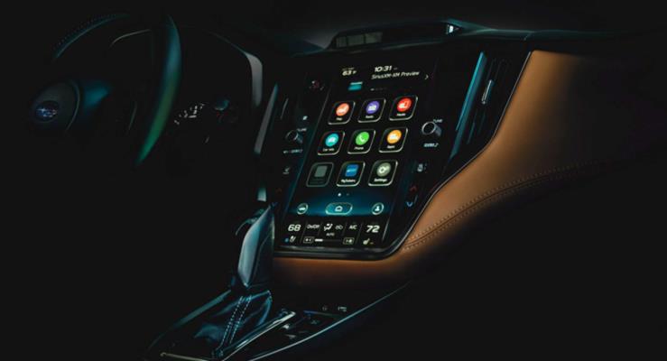 Yeni 2020 Subaru Legacynin dev ekran ortaya kt