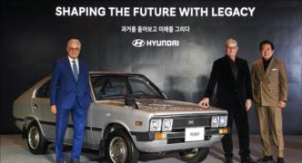 Hyundai ve Tasar�mc� Giorgetto Giugiaro'dan, Pony Coupe konsepti i�in i� birli�i