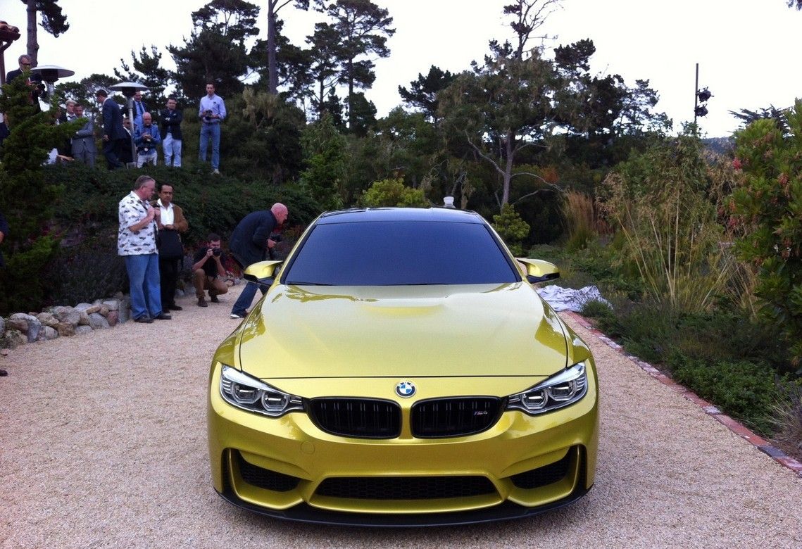 YEN BMW M4 COUPE KONSEPT PEEBLE BEACH TANITIM RESM GALERS