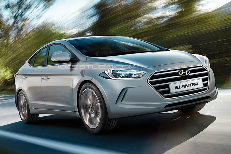 YEN 2016 HYUNDA ELANTRA LK KAMUFLAJLI RESMLER