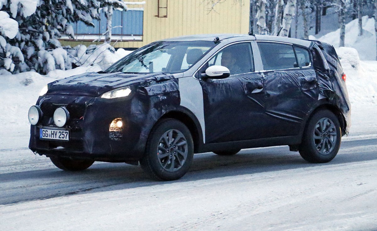 YEN KA SPORTAGE, KARLI ZEMNDE TEST RESMLER