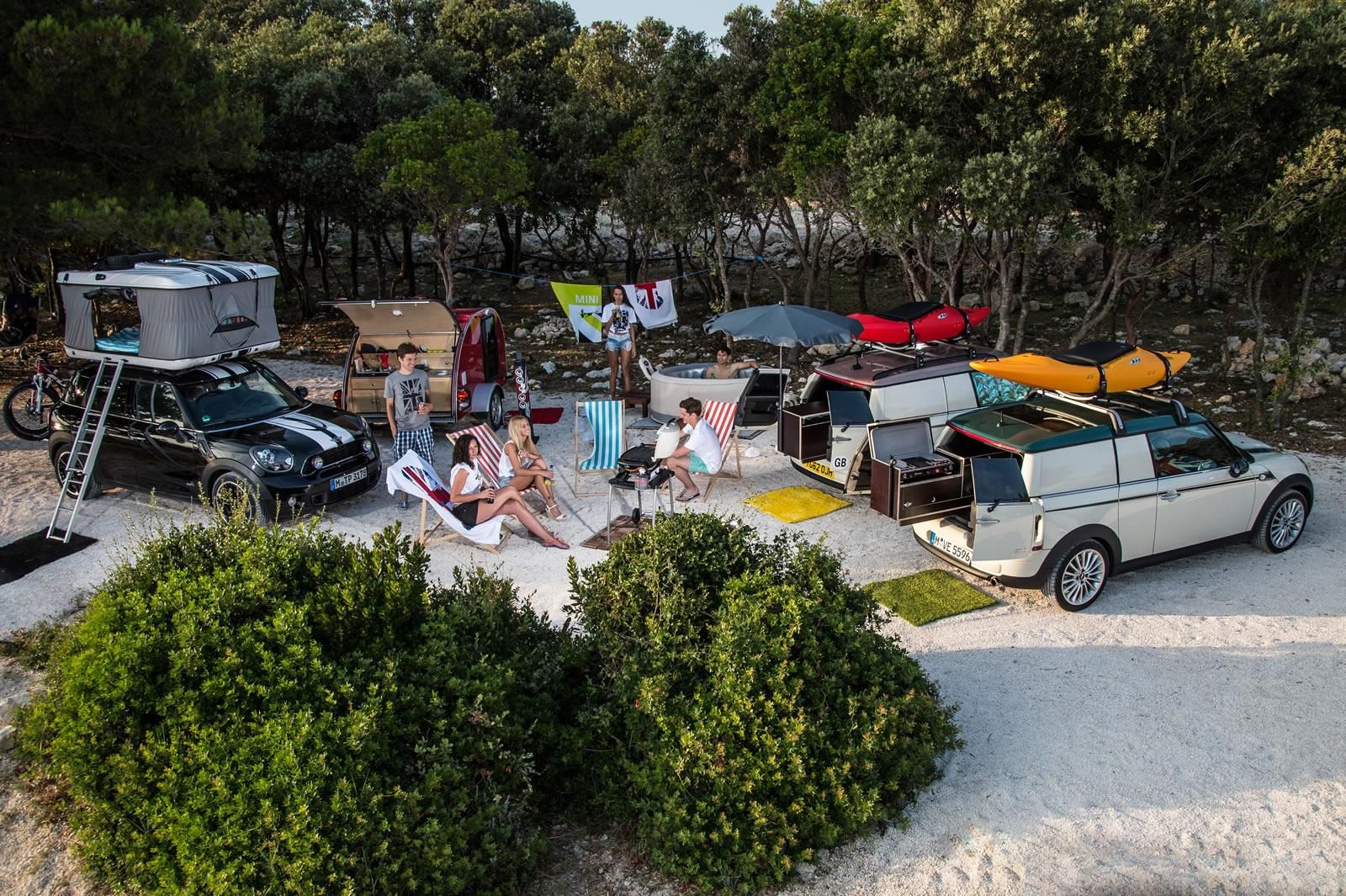 MINI CLUBVAN CAMPER, COWLEY VE COUNTRYMAN ALL4 CAMP GALERS