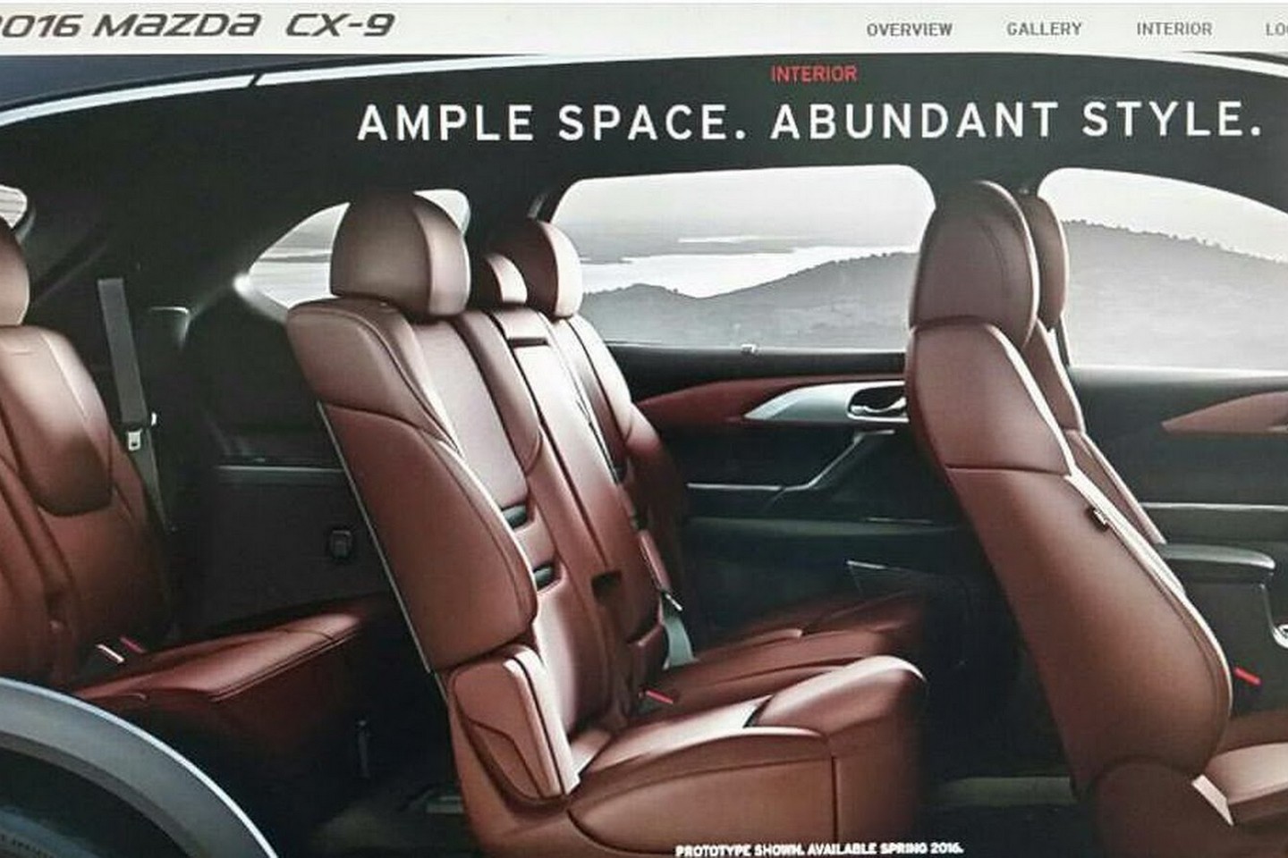 2016 Mazda CX-9 �lk Resim Galerisi