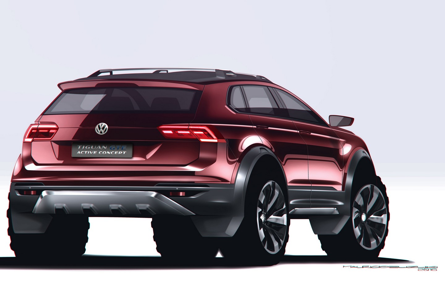 Volkswagen Tiguan GTE Active Konsept Resim Galerisi