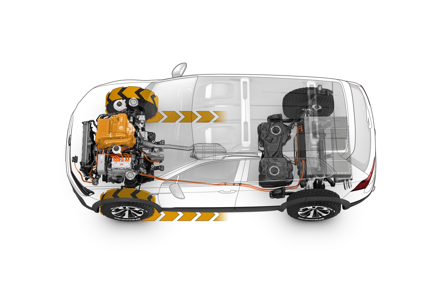 Volkswagen Tiguan GTE Active Konsept Resim Galerisi