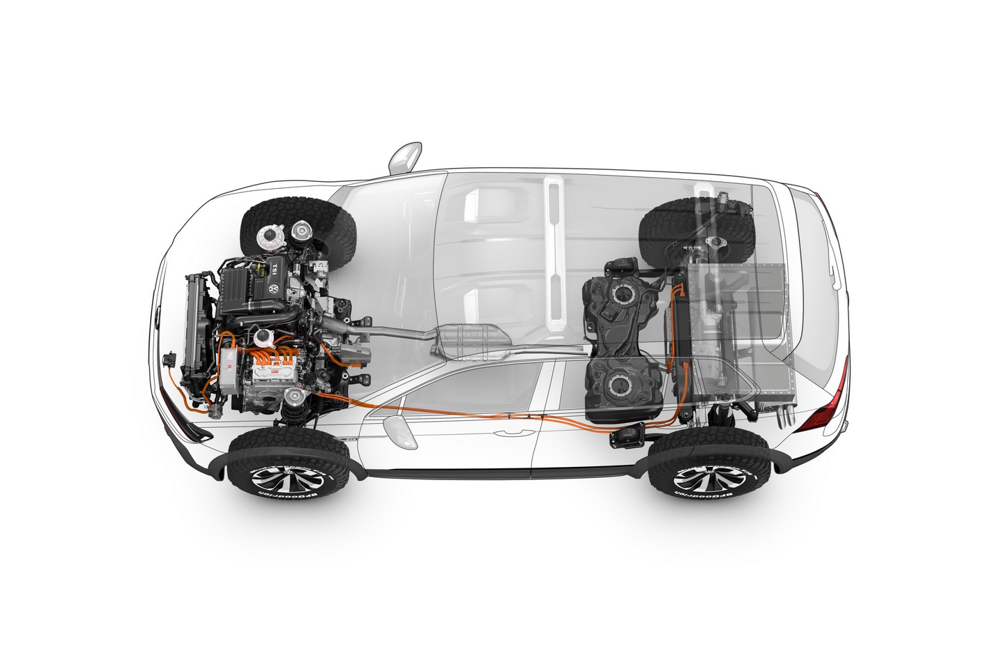 Volkswagen Tiguan GTE Active Konsept Resim Galerisi