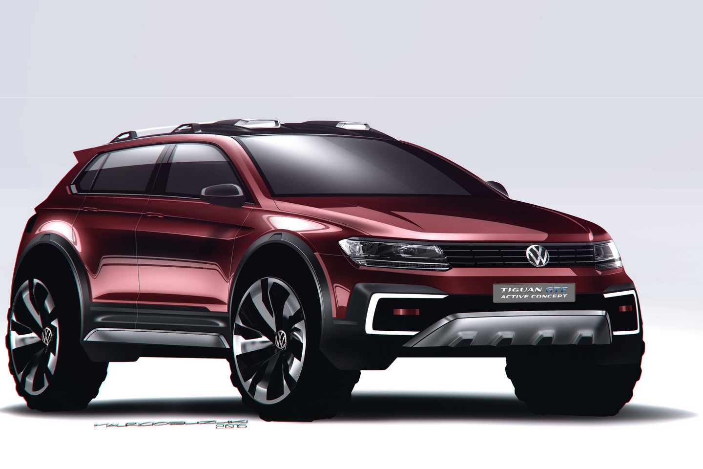 Volkswagen Tiguan GTE Active Konsept Resim Galerisi