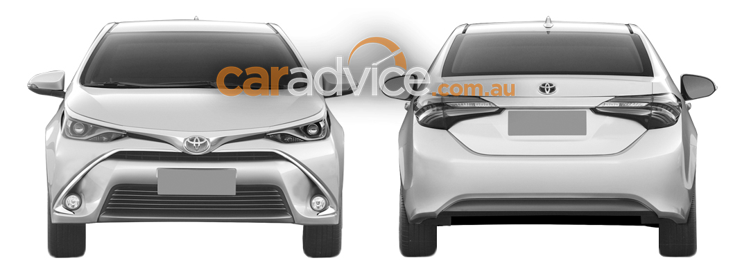 2016 Toyota Corolla Makyaj Patent Resim Galerisi