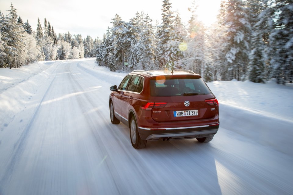 2016 VW Tiguan K�� Testinde Resim Galerisi