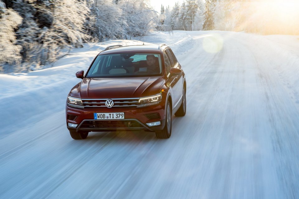 2016 VW Tiguan K�� Testinde Resim Galerisi