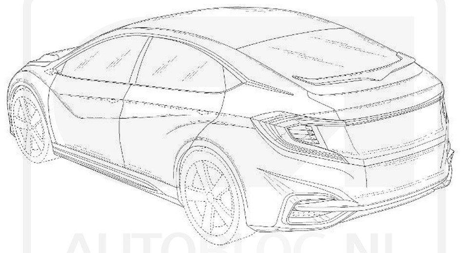 2016 Honda Civic Avrupa Versiyon Patent Resim Galerisi