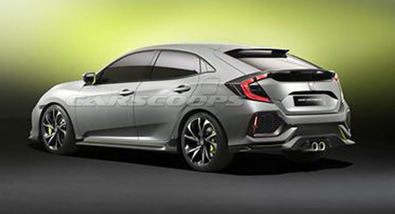 2017 Honda Civic Hatchback Konsept �lk Resim Galerisi