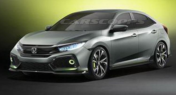 2017 Honda Civic Hatchback Konsept �lk Resim Galerisi