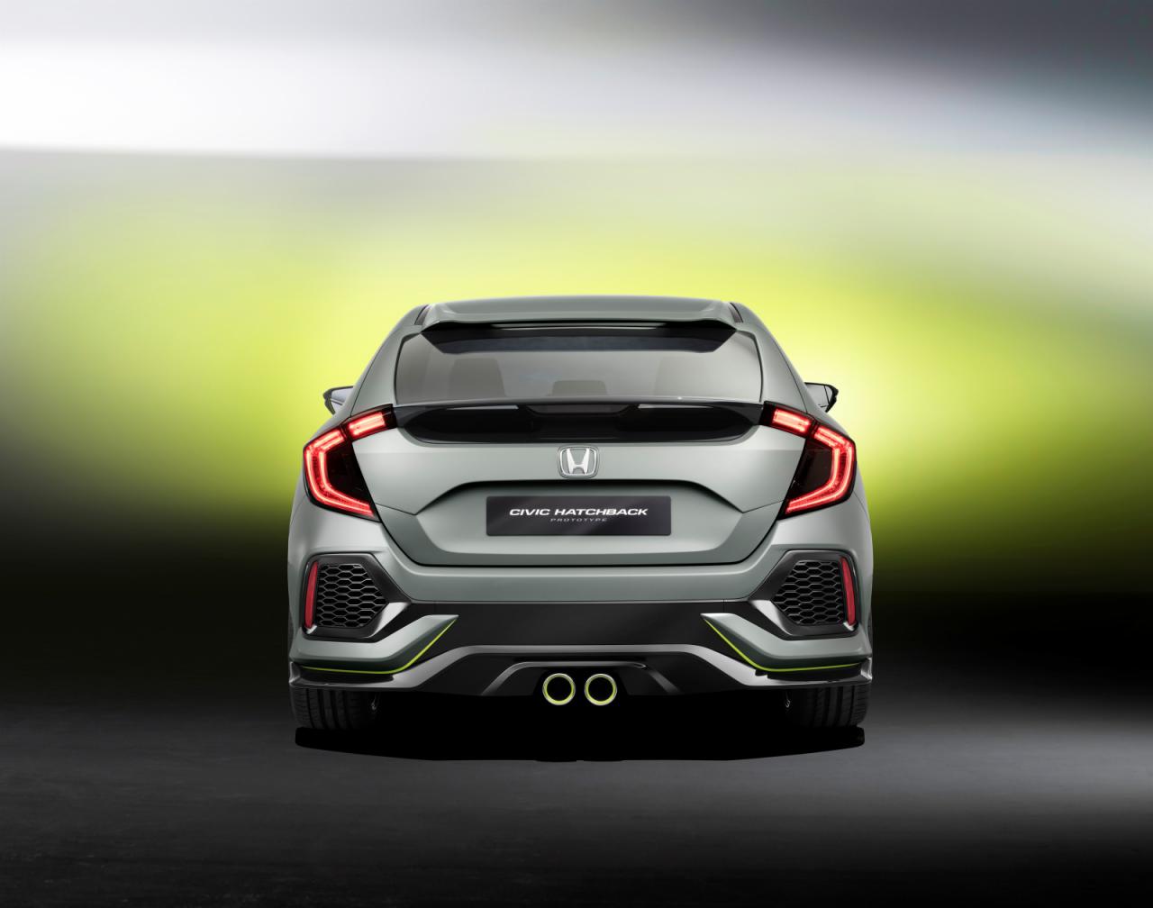 2017 Honda Civic hatchback prototip Resim Galerisi