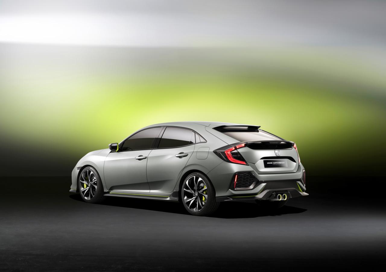 2017 Honda Civic hatchback prototip Resim Galerisi