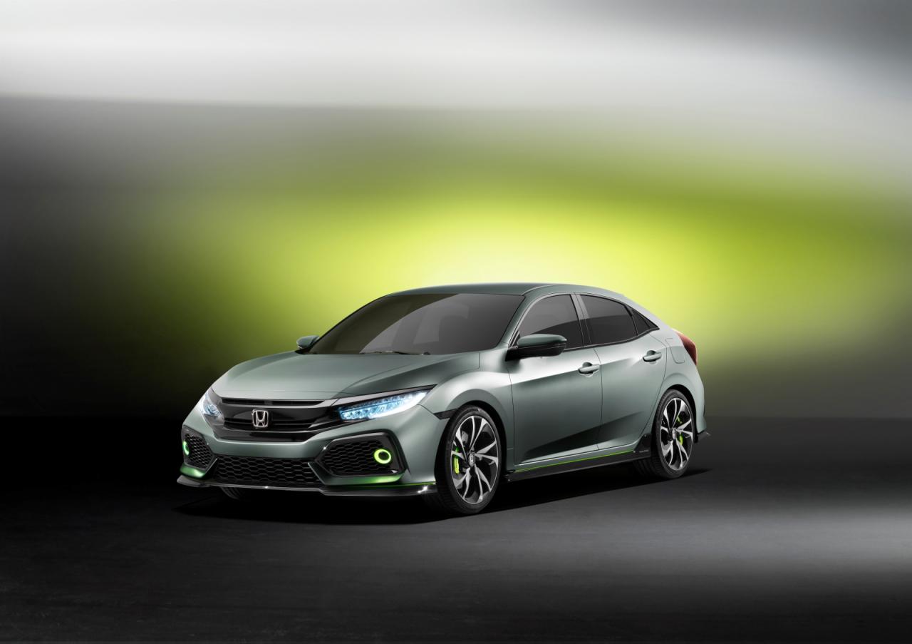 2017 Honda Civic hatchback prototip Resim Galerisi