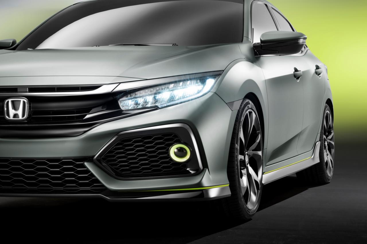 2017 Honda Civic hatchback prototip Resim Galerisi