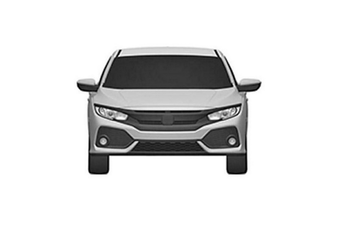 2017 Honda Civic Hatchback Patent Resim Galerisi