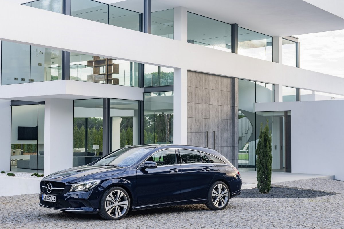 2016 Makyajl� Mercedes CLA ve CLA Shooting Brake Resim Galerisi