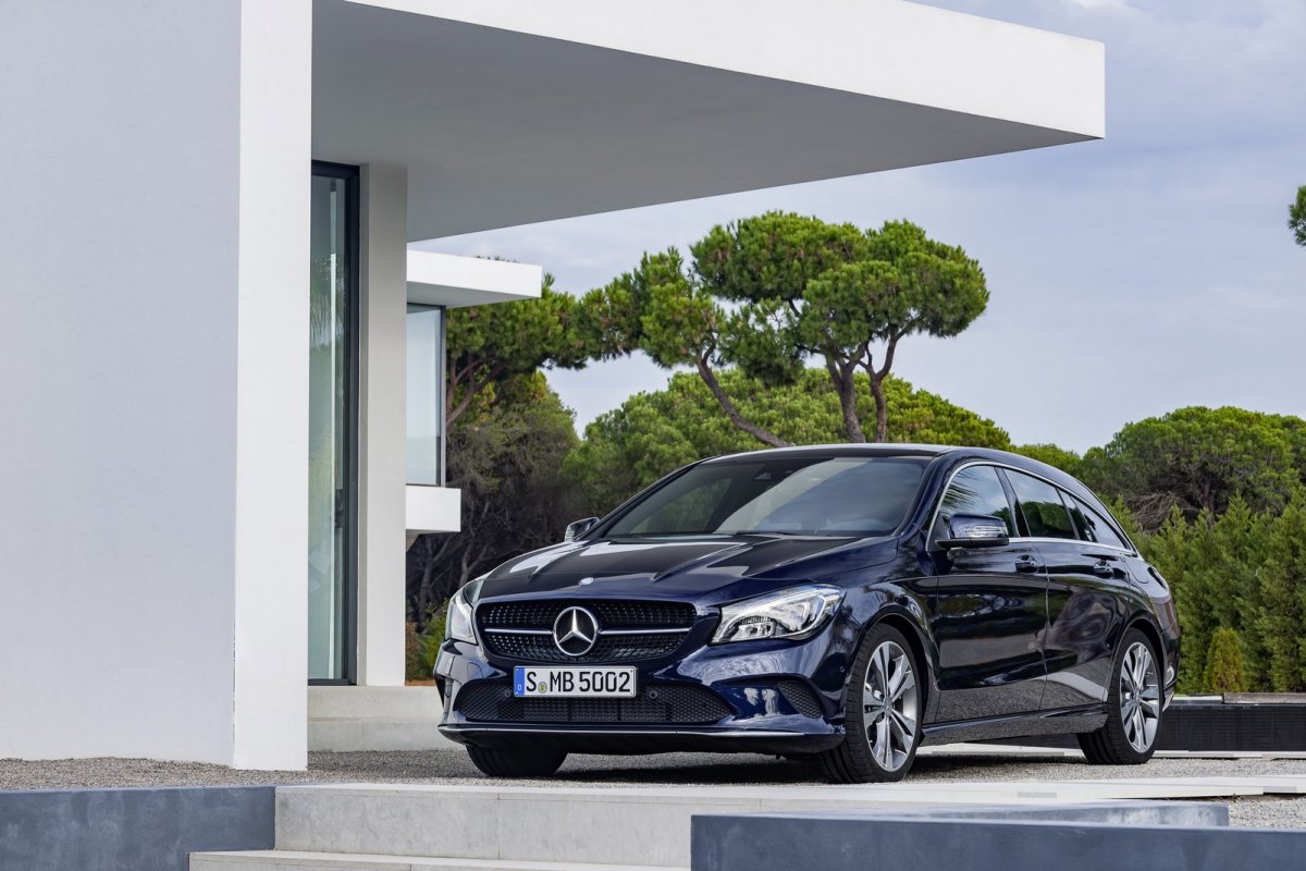 2016 Makyajl� Mercedes CLA ve CLA Shooting Brake Resim Galerisi