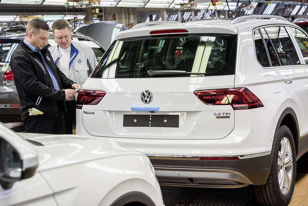 2016 VW Tiguan �retim Resim Galerisi