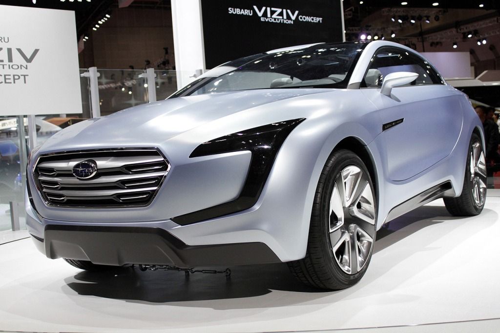 SUBARU VZV EVOLUTON KONSEPT TOKYO FUARI RESM GALERS