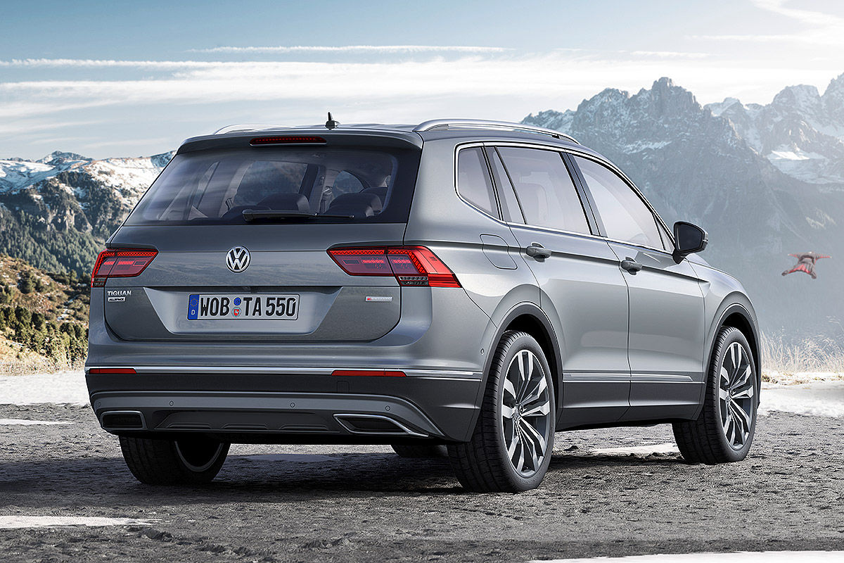 2017 VW Tiguan Allspace Avrupa Resim Galerisi