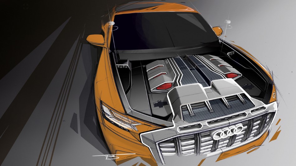 Audi Q8 spor konsepti resim galerisi