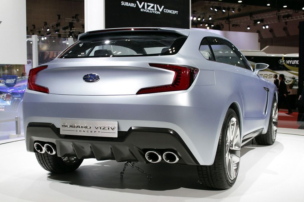 SUBARU VZV EVOLUTON KONSEPT TOKYO FUARI RESM GALERS