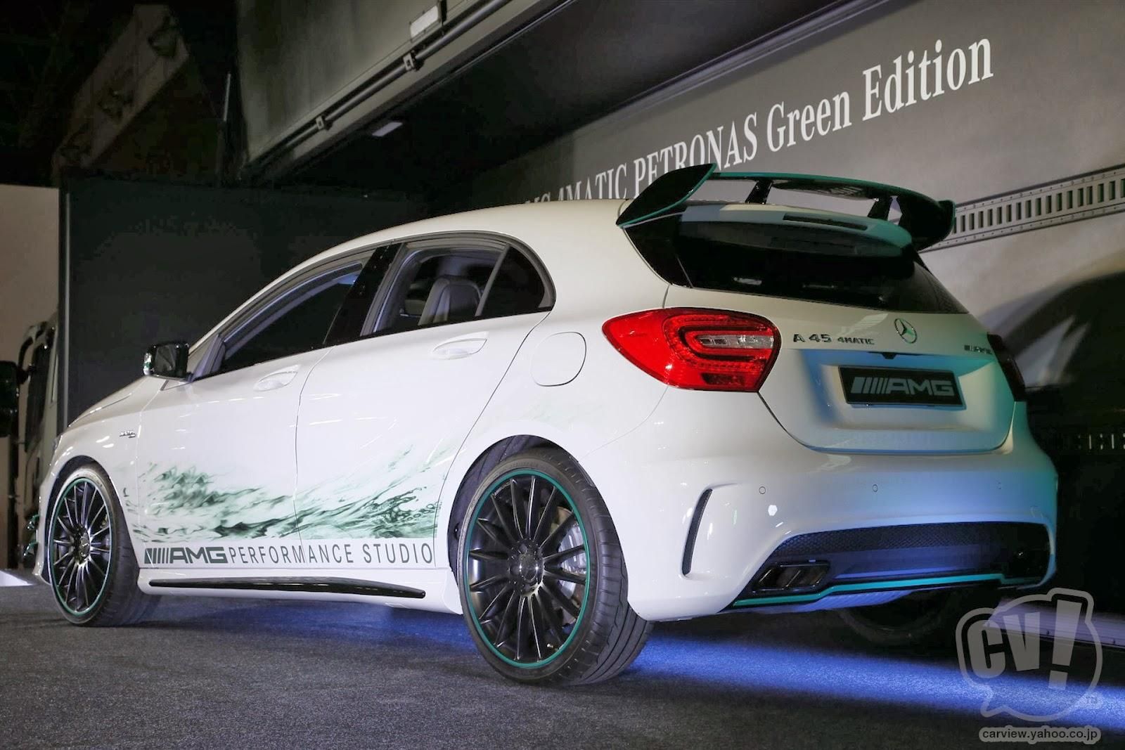 MERCEDES A 45 AMG PETRONAS GREEN EDTON RESM GALERS